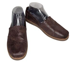 BOBS from Skechers Chocolate Brown Flats Size 9 Excellent Condition